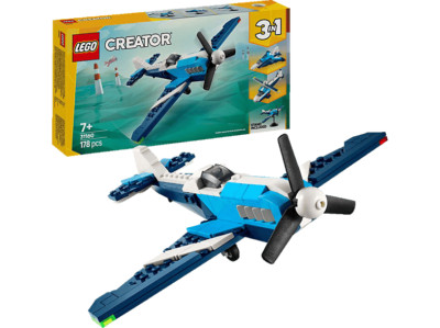 LEGO Creator 31160 Flieger: Rennflugzeug Bausatz, Mehrfarbig