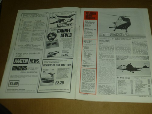 Aviation News Magazine - Volume 14 Number 21 - March 1986 - Picture 3 of 3