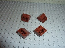4 x LEGO RedBrown Slope Brick 3660 / Set 10144 7946 7662 10210 7197 6243 7948...