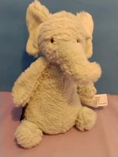 F.A.O. Schwarz Toasties Pale Blue Elephant 12" Heating Plush Microwaveable