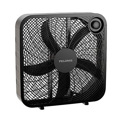 PELONIS 3-Speed Box Fan For Full-Force Circulation With Air Assorted Sizes  | eBay