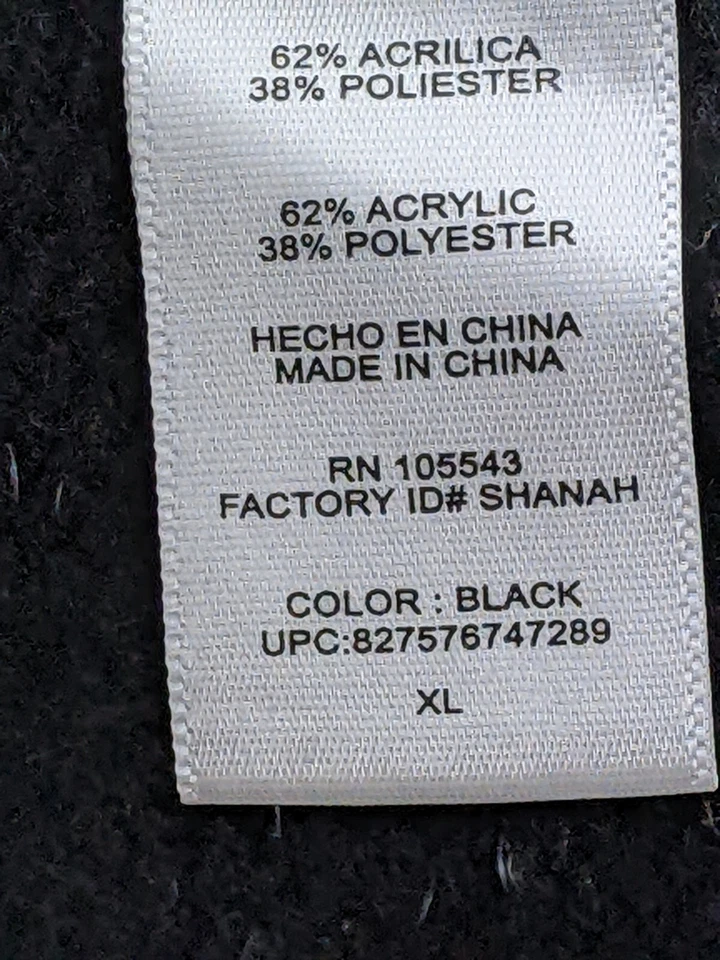 Narciso Rodriguez for DesigNation Sequin Sweater Black XL Sparkle Holiday Knit - Image 3 of 4