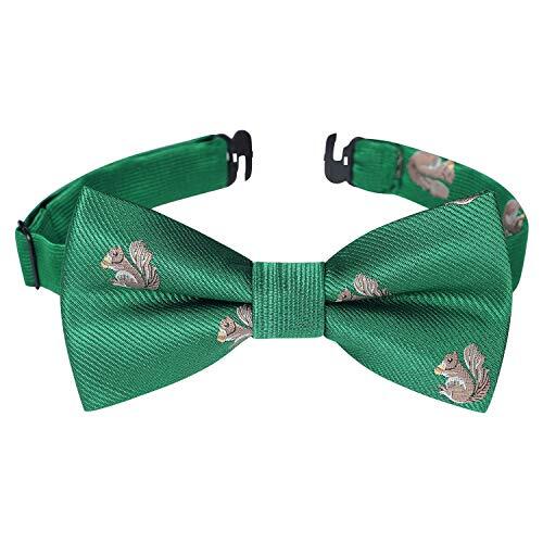 Bow Ties for Boys Pre Tied Toddler Bow Tie Adjustable Kids One Size Green-1 - Bild 1 von 6