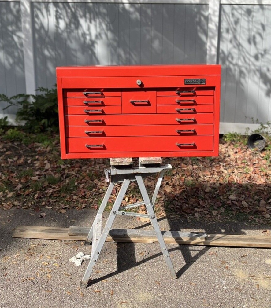 Vintage Matco Tool Chest Model # MB-910-Keys & Caddy Incl-Dec 1980