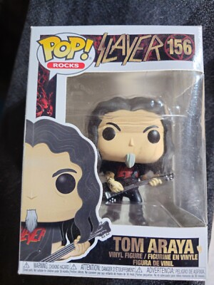 SLAYER TOM ARAYA FUNKO ROCKS VINYL FIGURE #156 NEW IN BOX MINT
