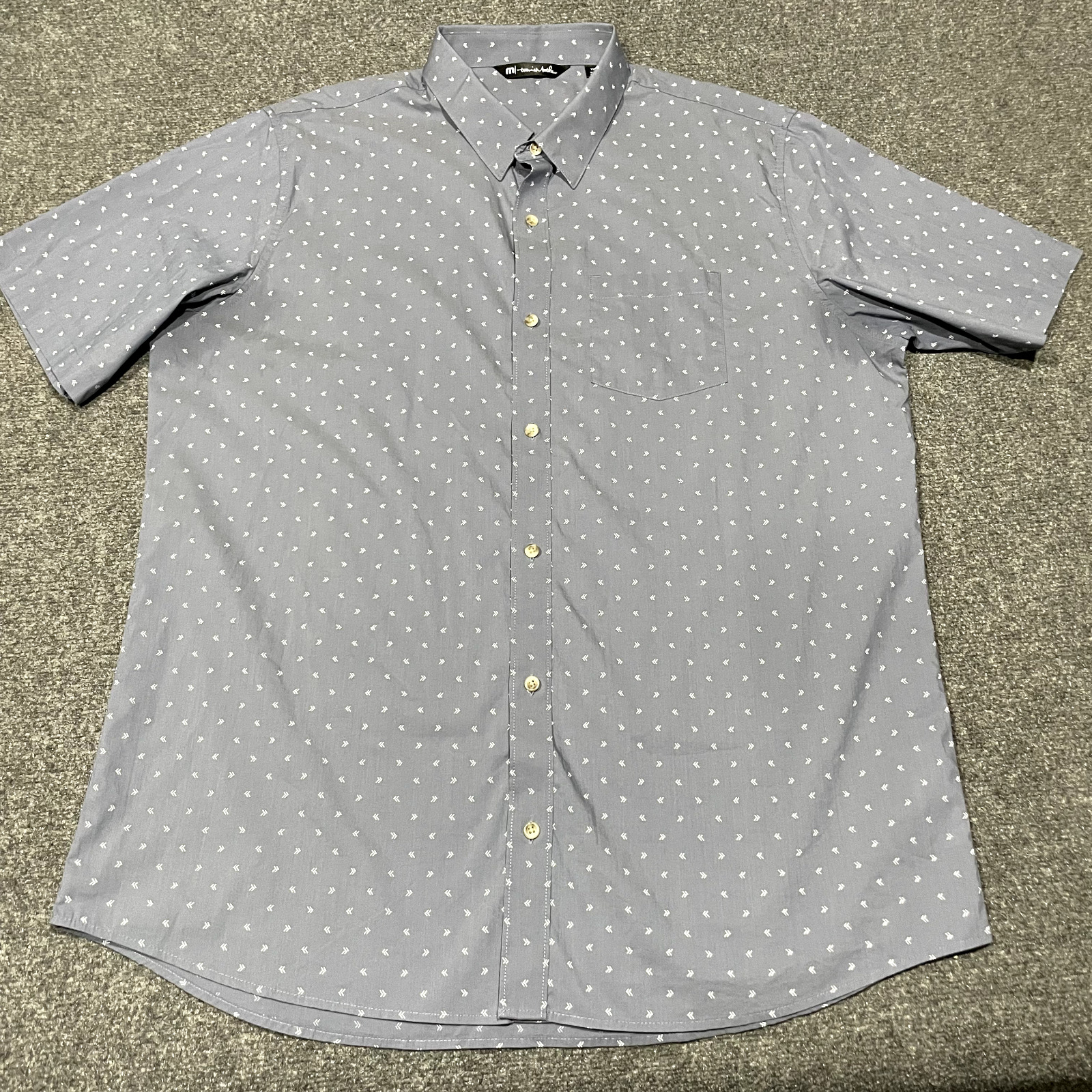 Travis Mathew Shirt Mens XXL Short Sleeve Button … - image 1