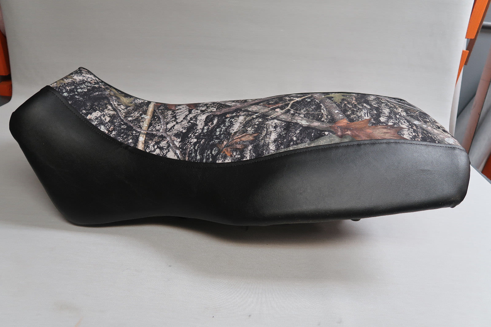 Polaris Sportsman Seat Cover Black Side Camo Top ATV seat cover