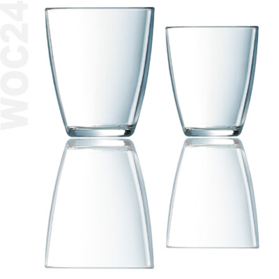6 x Trinkgläser 250 / 310 ml Wasser Saft Cola Trink Beistell Glas Gläser SET
