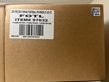 2021 panini football fb prizm fotl (21-22) tc item#97632 sealed case