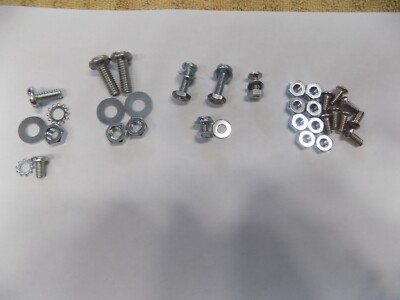 BICYCLE SCHWINN HARDWARE SET CHAIN GUARD FENDER RIVET BOLTS  40 TOTAL PIECES #5
