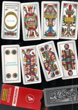 rare set of 40 tarot cards Masenghini Bergamo VENICE No. 16