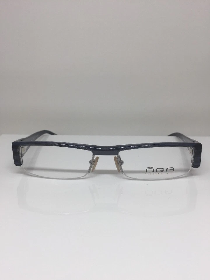 Nuevas gafas OGA 63570 monturas Rx C. BN018 azul marino tamaño: 53-17 mm hechas en Francia Foto 3 de 4