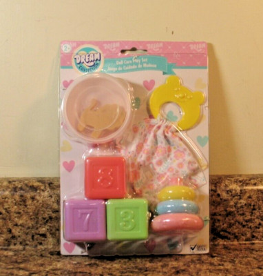 Dream Collection Doll Care Play Set For Baby Dolls Accessories NEW