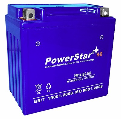 H-D 14-BS Battery for Suzuki LT-A400 F400 A450X V700F Eiger King Quad S DL 1000