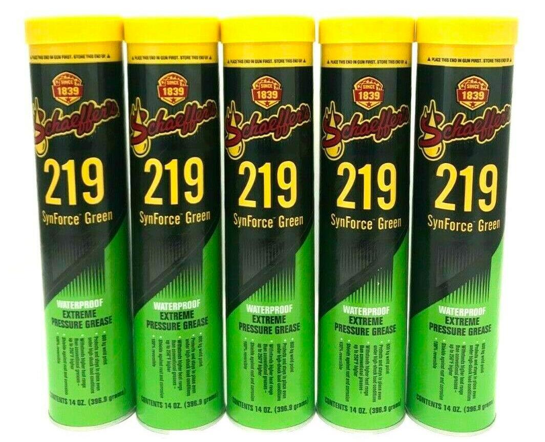 Schaeffers Oil 219 Synforce Green Synthetic Waterproof Grease 10 pack ...