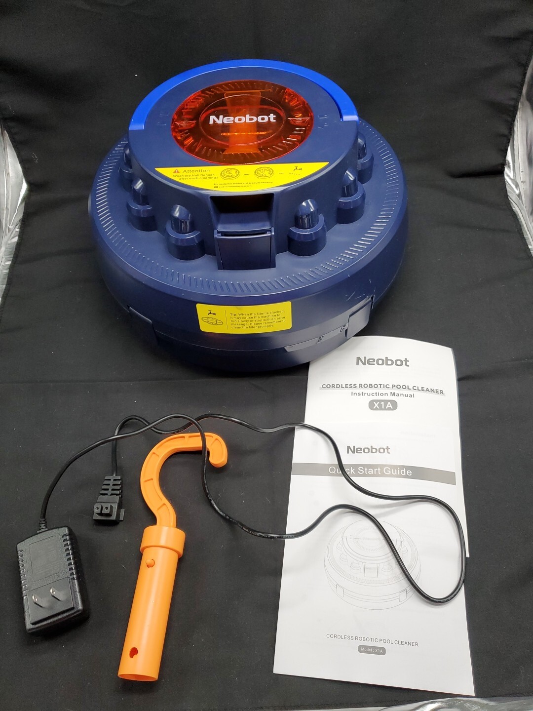 Neobot Robotics Neobot X1A Cordless Pool Cleaner, Automatic Robotic Pool Vacuum, Lasts ...