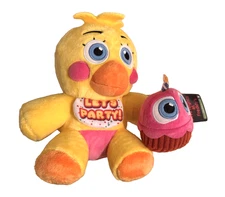 NIB Jazwares Five Nights at Freddy’s Wave 2 Chica Small Stuffed Plush 8" Toy