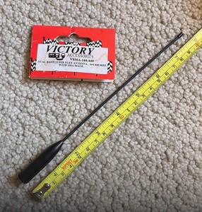 Victory VSMA  7" SMA male dual band 144/440 Handheld Antenna - NEW