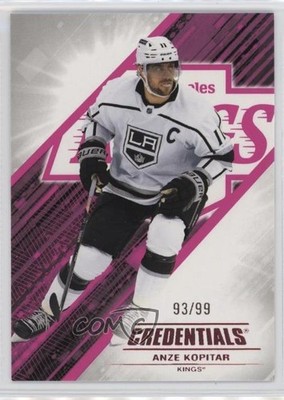 2024-25 Upper Deck Credentials Pink 93/99 Anze Kopitar #61 1pl2