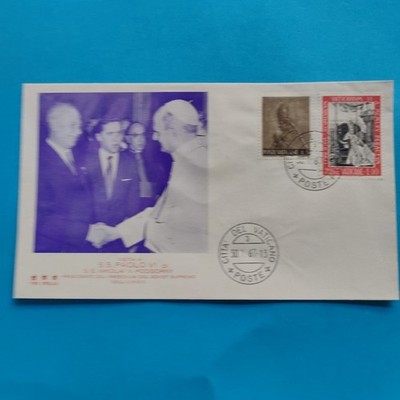 ANSICHT AUF PAUL VI. VON NIKOLAI V. PODGORNI RUSSISCHER PRÄSIDENT UMSCHLAG FDC ERSTER TAG