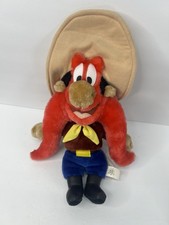VINTAGE 1997 YOSEMITE SAM PLUSH TOY LOONEY TUNES 12" CARTOON VTG RETRO ACE