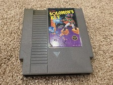 NES Solomon's Key - Authentic Nintendo Cart Only - Tested & Works
