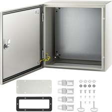 Steel Enclosure, 16 X 16 X 8'' NEMA 4X Steel Electrical Box, IP66 Waterproof