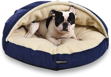 Pet Cave Bed for Dog, with Removal Nesting Cave Cover, Fits up to 35Lbs Pets, 30