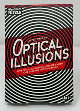 Little Pack of Optical Illusions Card Game Professor Puzzle 50 Cards Open Box