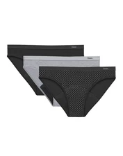 Hanes Comfort, Period. Bikini Underwear, Super Leaks, 3-Pack Women's