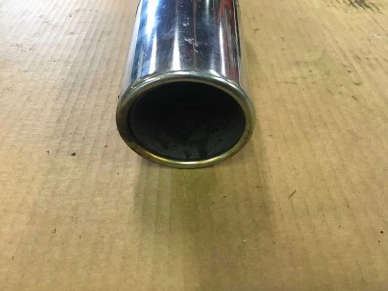 Punta de tubo de escape cromado ajuste 07 08 09 10 11 12 13 14 15 Ford Expedition F150 Foto 2 de 4