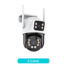 Three Lens PTZ IP Camera Outdoor HD Three Screen Wifi Security Camera Auto Track