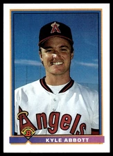 1991 Bowman Kyle Abbott California Angels #187 15088