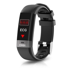 Smart Fitness Tracker Watch Monitor Yourself or Family Heart Blood ECG Aud EMBI