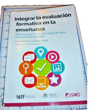 Integrar la evaluacion formativa en la ensenanza Tecnicas trayectoria escolar