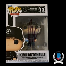 Kimi Antonelli Signed Funko #13 BAS Beckett COA Autograph Mercedes Formula 1 F1 