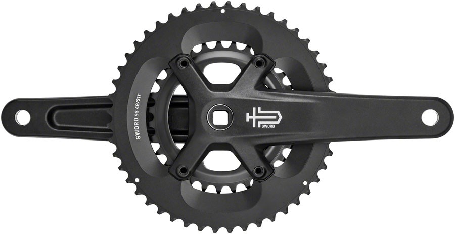 MicroSHIFT Sword Black 2x Crankset 9 Speed 165mm 11080BCD 4831t Black 15190₽