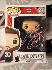 Kevin Owens ACOA Autograph Signed WWE KO Funko Pop! Wrestling Cody Roman