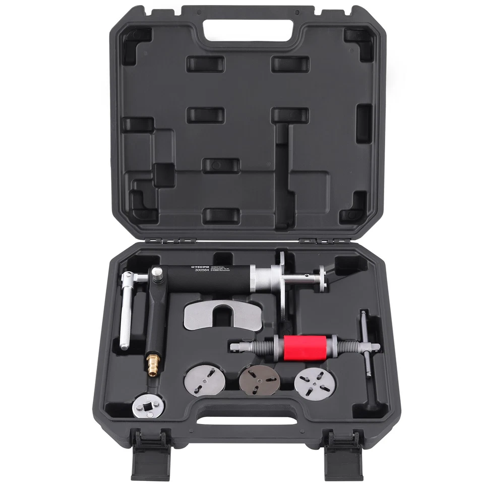 TECPO DRUCKLUFT BREMSKOLBENRÜCKSTELLER SATZ 8-tlg BREMSKOLBEN RÜCKSTELL WERKZEUG