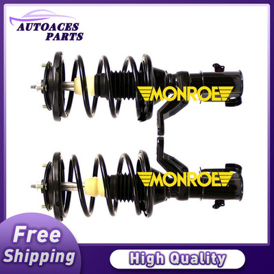 2 Monroe Left+Right Front Struts Shocks Coil Springs for Honda Civic