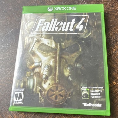 Fallout 4 Xbox One w/ Manual, Poster Bethesda
