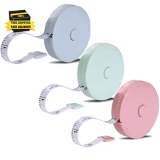 3 Pack Tape Measure, Measuring Tape for Body Measurements,Fabric Sewing Tailor C