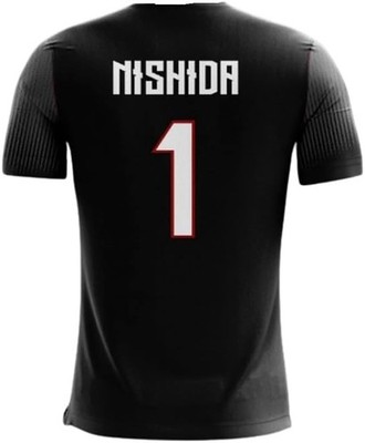 Youth Men Nishida #1 Japan Volleyball Jersey Custom Name Number