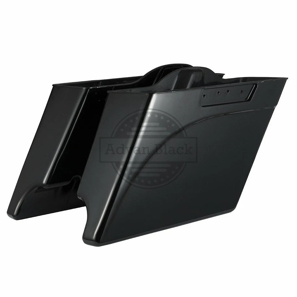 Parte inferior de alforja estirada Midnight Pearl para Harley Street Road Glide 1993-2013 Foto 3 de 4