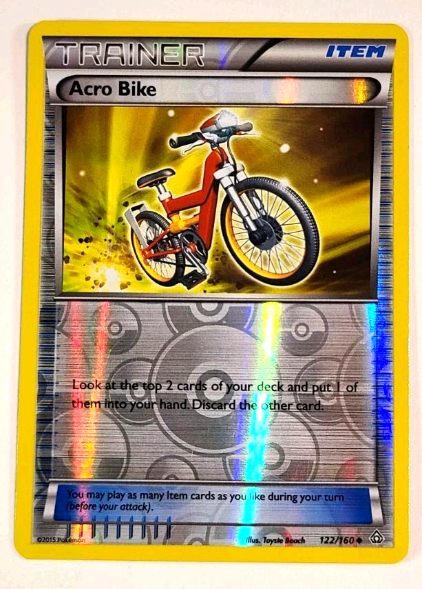Acro Bike - 122/160 - Reverse Holo - Primal Clash - Pokemon Card