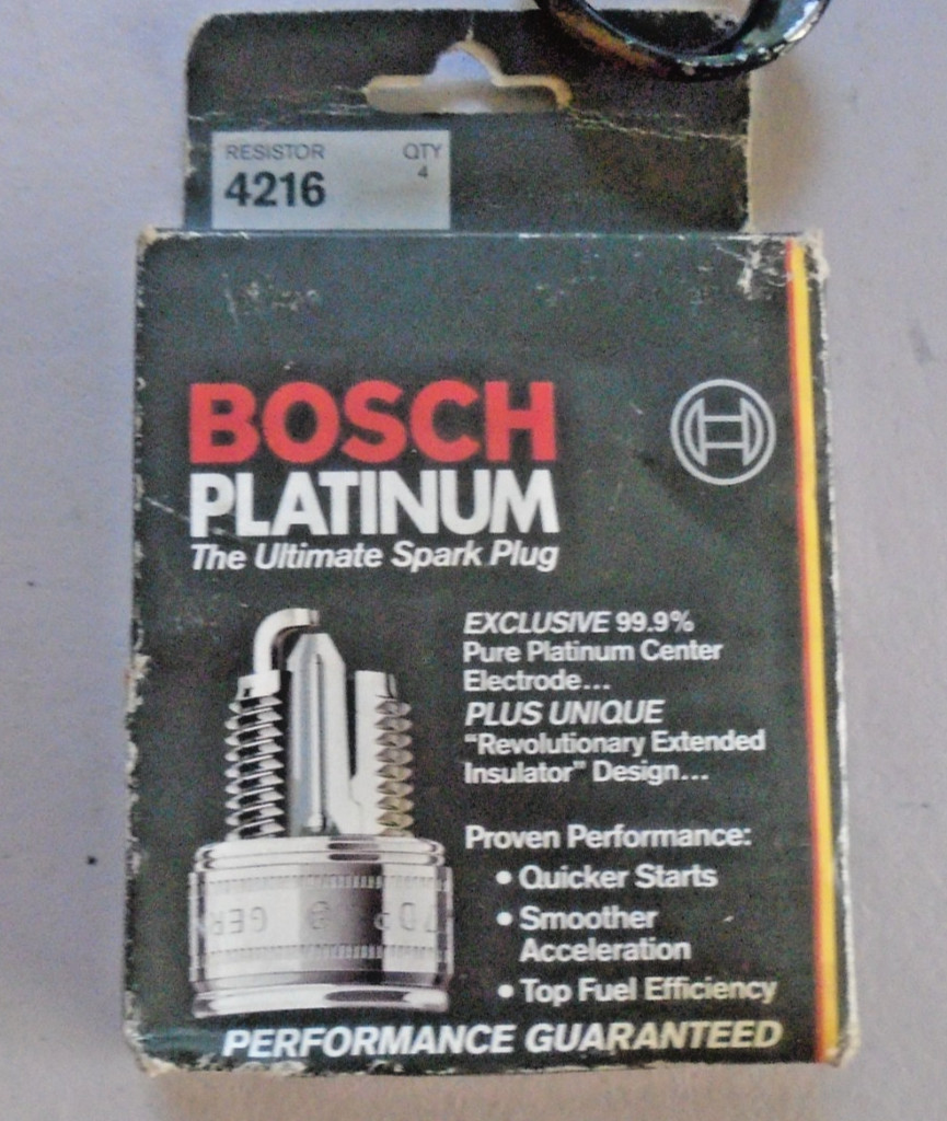 4-Pack Bosch Platinum Spark  Plug Bosch #4216, WR7DP