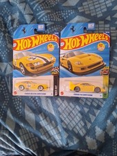 Hot Wheels 2025 Ferrari F40  Ferrari 365 GTB4 Competizione Yellow Lot of 2 NIB 