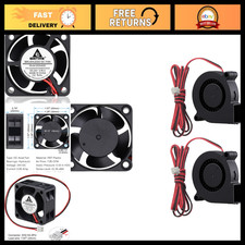40mm x 20mm 24V Brushless Cooling Fan  50mm x 15mm 12V DC Blower Fan Combo