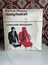 Perma Paver Roving Rostrum cordless public address system 