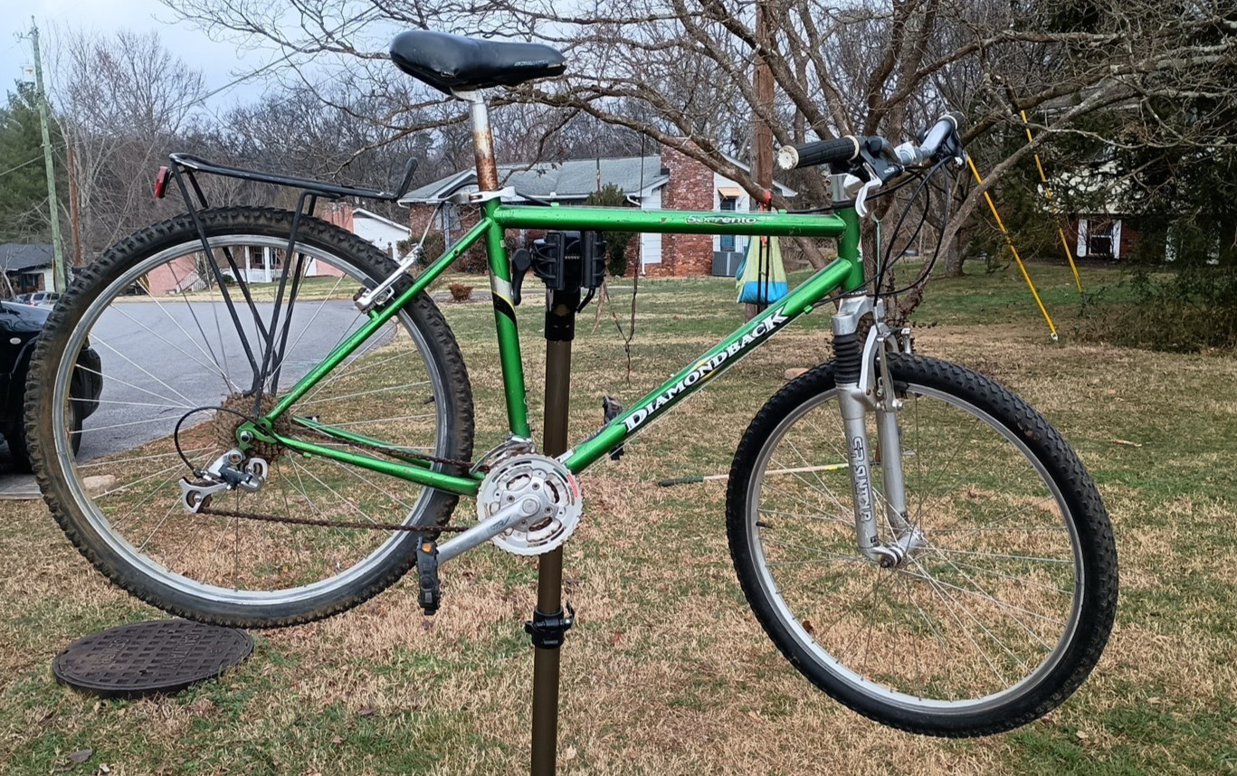 Vintage Diamondback Sorrento SE Mountain Bike, Green, 18.5 i
